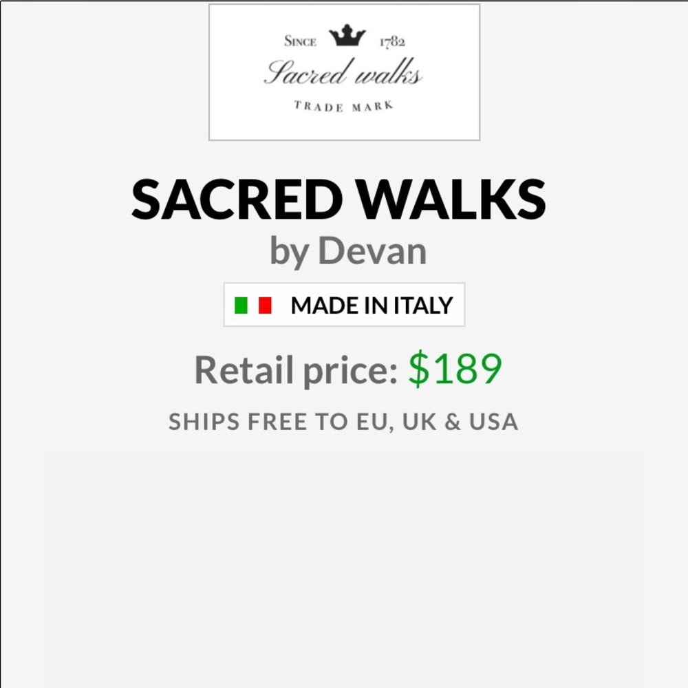 Sacred walk running shoes